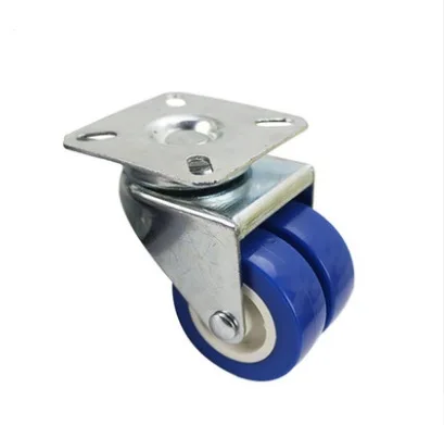 

4PCS/LOT 2-Inch Double Wheel Washing Machine Drum Base Tray Wheel Caster
