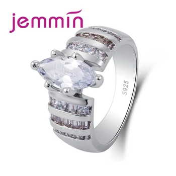 

Hot sale New Design Luxury Big Oval CZ Ring 925 Sterling Silver Wedding ring Fine Jewelry for Women Free Shipping Jewelry