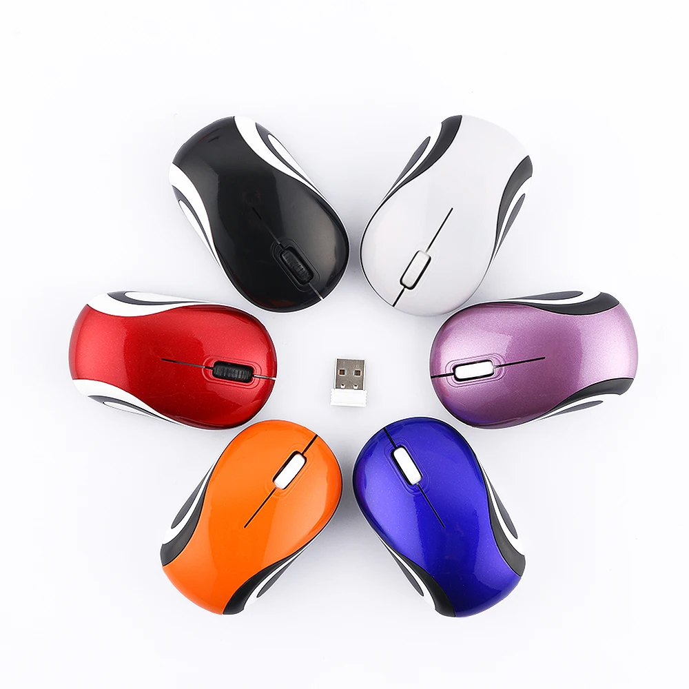 

2.4GHz Wireless Mouse Cute Mini Adjustable 1200 DPI Optical Gaming Mice Cordless Computer Peripherals For PC Laptop