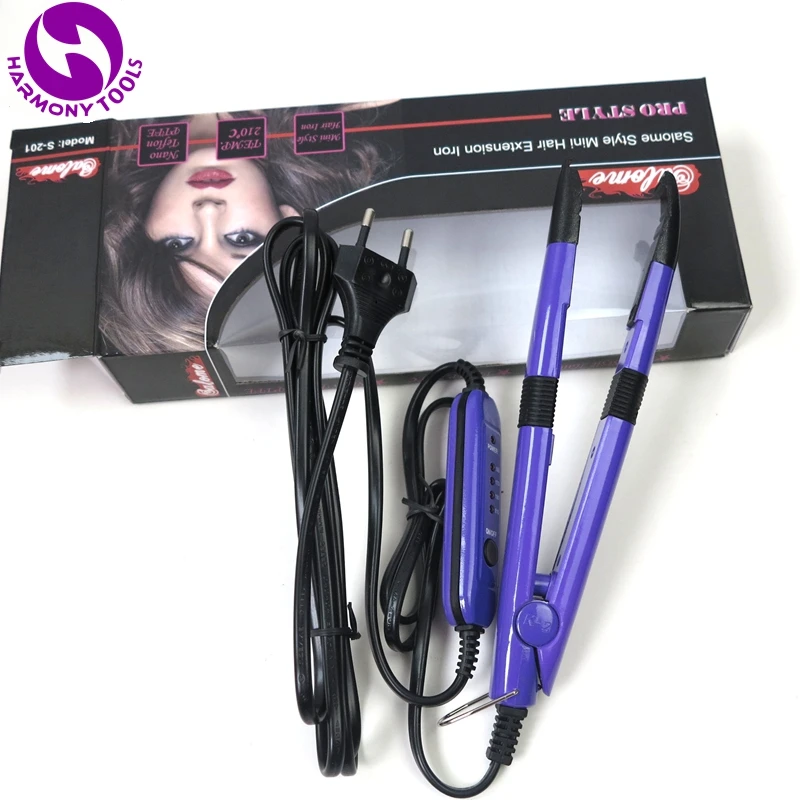 HARMONY 20 pieces Red Color Mini Hair Extension Fusion Iron Connector Keratin Bonding Tools Adjustable Temperature