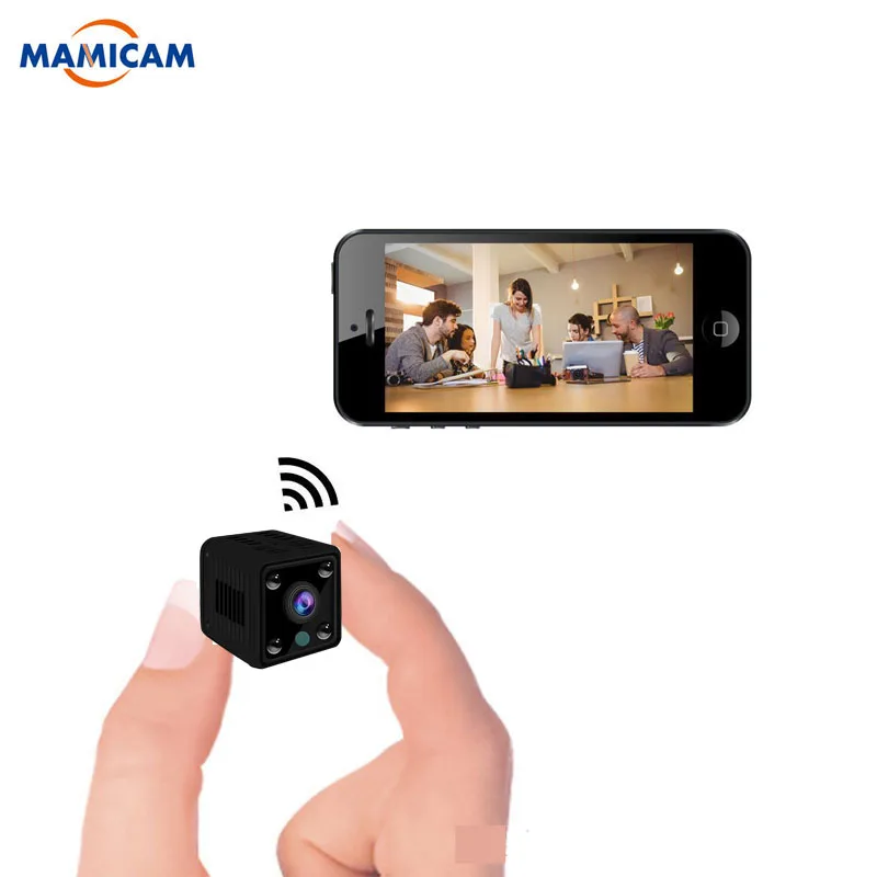 

Wireless Wifi IP Mini Camera Micro Cam Motion Sensor Night Vision Video Audio Recorder Secret Surrevillance Security