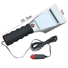 

12V Car Electric Snow Scraper Heated Ice Scraper Auto Windshield Melter Shovel Ice Scoop For Car Windscreen Snow Scraper Tool