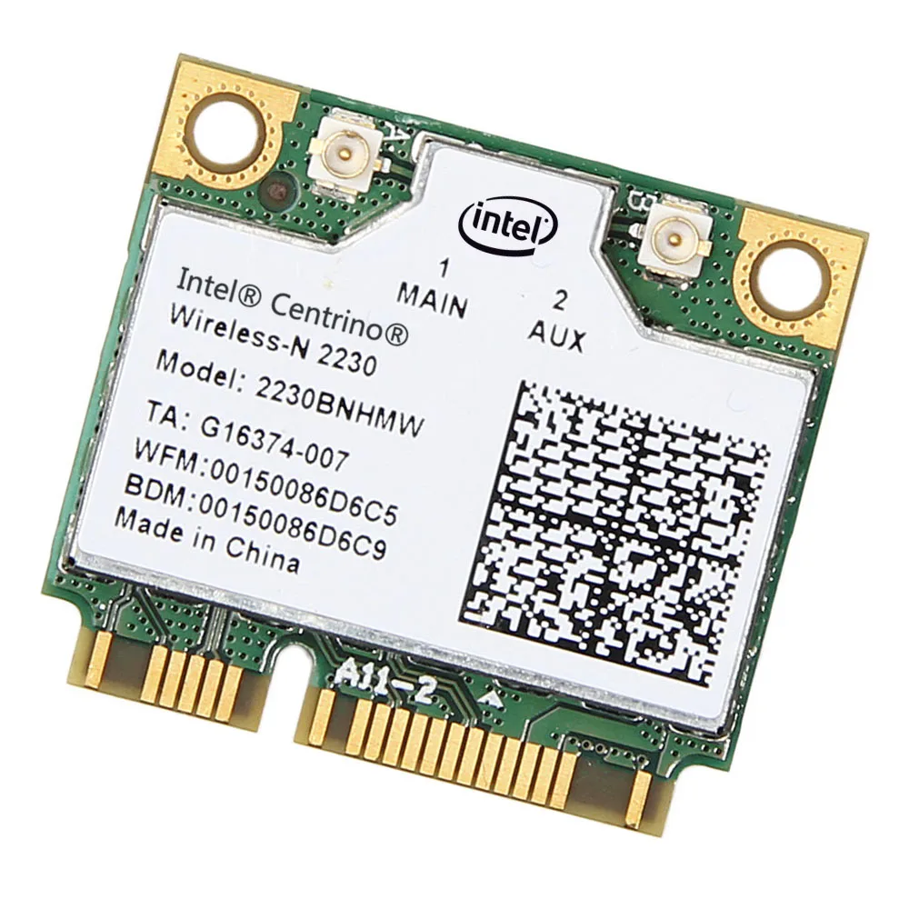 Intel Centrino Wireless N 2230 Network Interface Card 802 11b G N 2x2 Single Band Wifi Bluetooth 4 0 Network Interface Cards Intel Centrino Wireless N 2230 Network Interface Card 802 11b G N 2x2 Single Band Wifi Bluetooth 4 0 Network Interface Cards