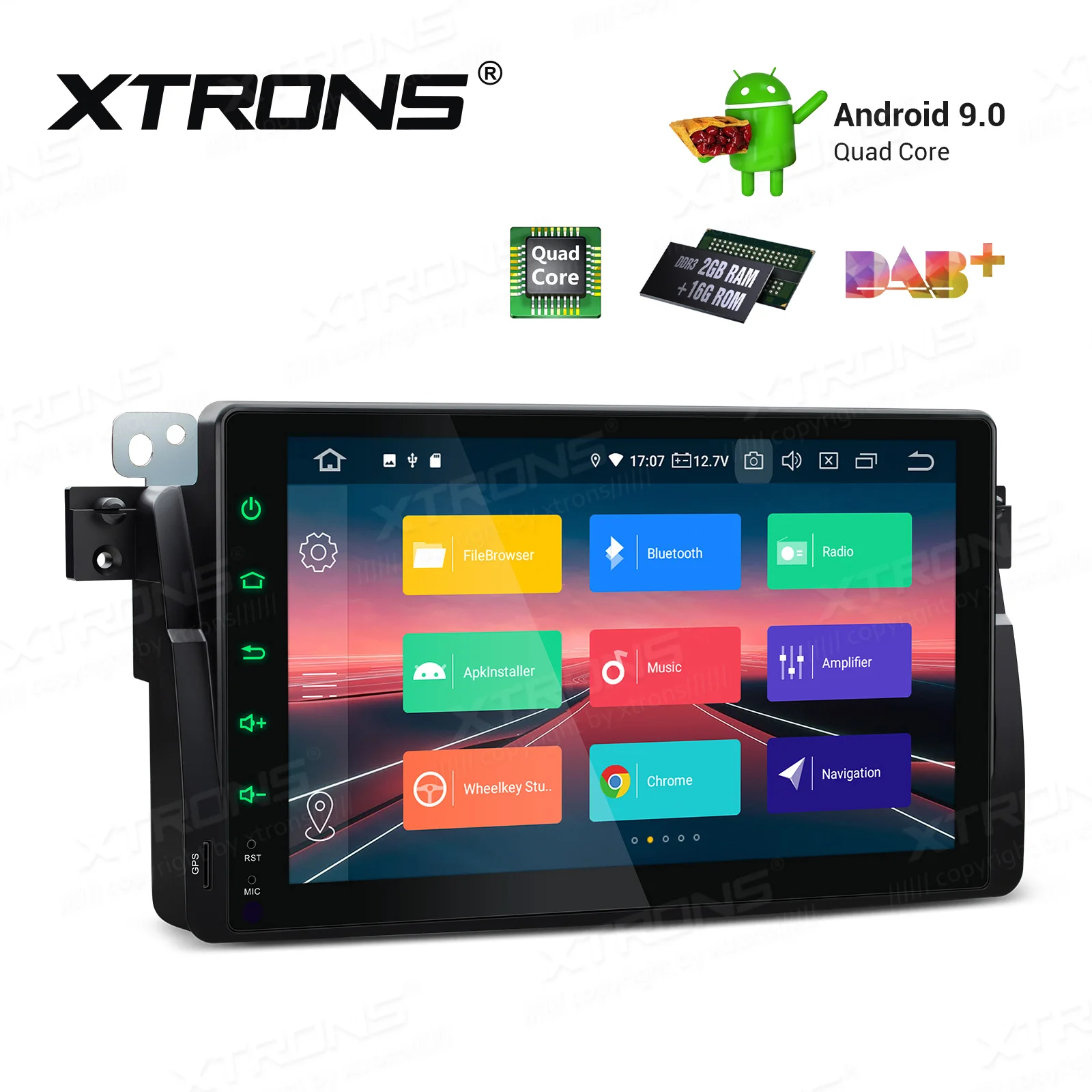 Best 9" Android 9.0 Pie OS Car Multimedia GPS Radio for Rover 75 1999-2005 with Professional Plug-and-Play Design for Power and Radio 0