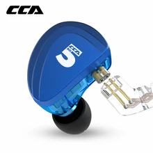 CCA A10 5BA Stick Einheiten In Ohr Kopfhörer 5 Ausgewogene Anker HIFI Überwachung Kopfhörer Headset Mit Abnehmbare Lösen 2PIN Kabel