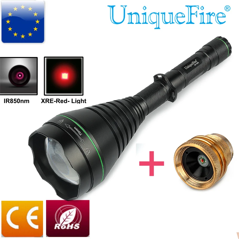 UF 1508 75mm Night Vision Hunting Light Aspherical Lens 850nm Infrared