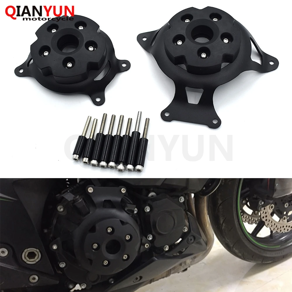 

Aluminum Motorcycle Engine Stator Cover Engine Guard Protection Side Shield Protector For Kawasaki Z750 Z800 2013 - 2016 13-16