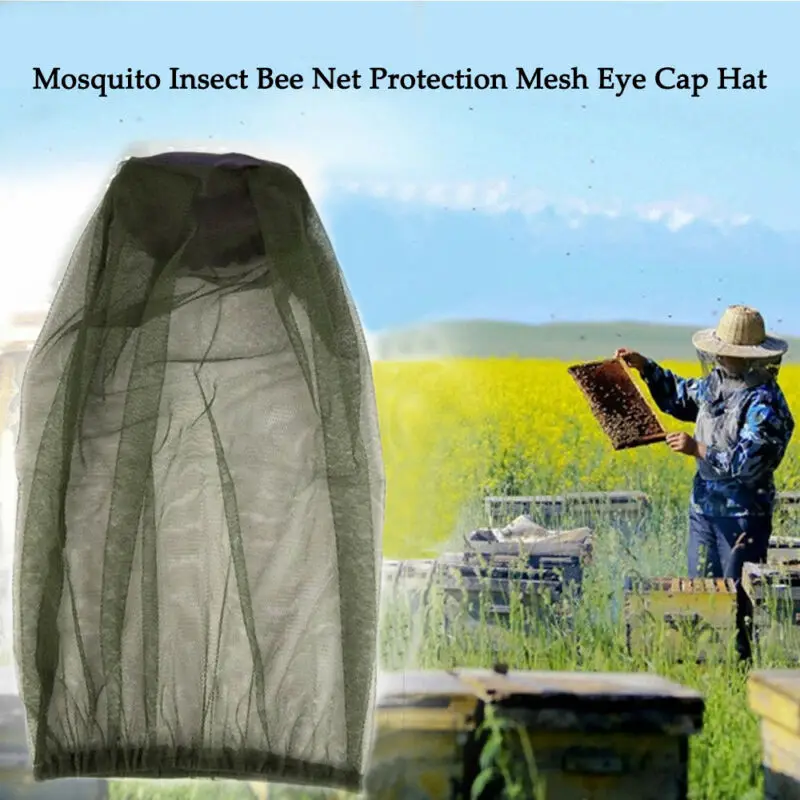 Противомоскитная пчела Жук Насекомое муха маска сетка наружная лицо сетевой протектор