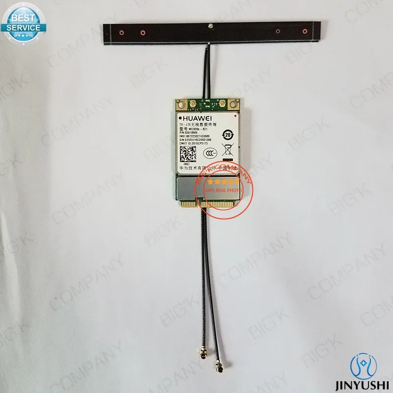 JINYUSHI for ME909s-821+2pcs 4G antenna 100% NEW&Original Mini PCIe FDD LTE 4G WCDMA GSM Module in the stock Free Shipping jinyushi for 5pcs lot sim7100a 4g 100% new