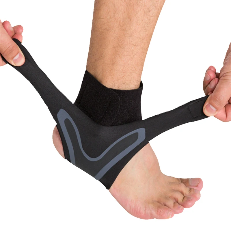 

Skybulls Free Adjustment Ankle Support Basketball Elasticity Compression Ankle Brace Sprain Prevention Bandage Wrap Foot Safety