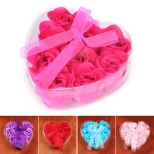 9 шт., романтическое мыло для ванны, ароматизированное мыло для свадьбы, дома, душа, вечерние, на День святого Валентина, на день рождения, подарки
