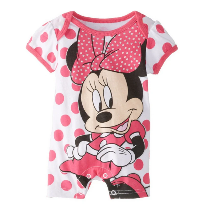 Verano mamelucos de bebé de algodón bebé niña Mickey ropa de bebé recién nacido ropa Bebe infantil monos