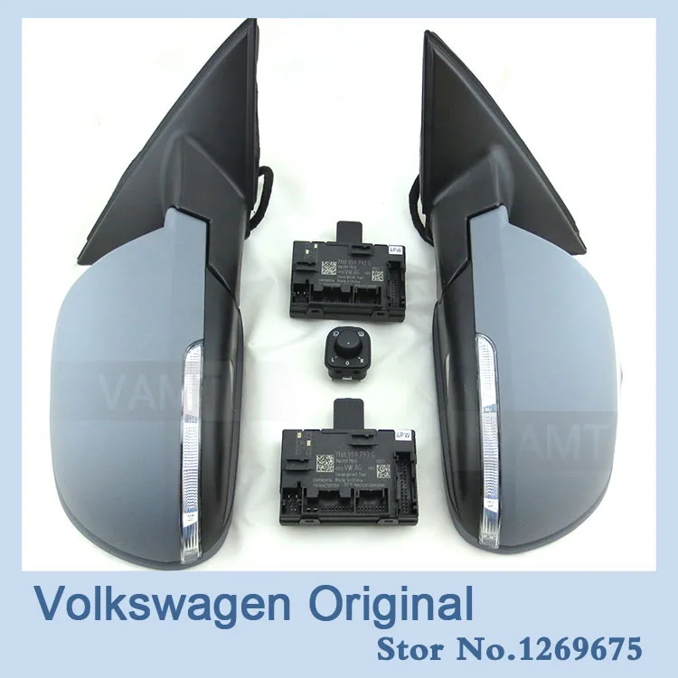 VW Automatic Car folding rear view mirror For New/Old Skoda Superb