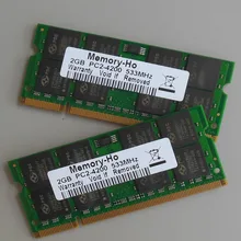 New 4GB 2X2GB PC2-4200 DDR2-533 533Mhz DDR2 Laptop Memory SODIMM Notebook RAM Non-Ecc Unbuffered Low density 200pins