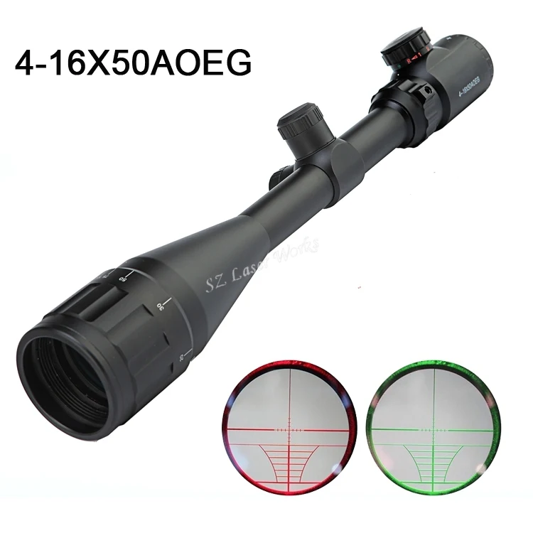 

Telescopic sight SNIPER riflescope 4-16X50AOEG Optical Hunting air rifle Gun Rifle Scope Sight for hunting Free Shipping