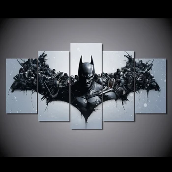 

2017 New Sale Cuadros Decoracion Oil Painting Hd Movie Characters Batman Painting Canvas Print Room Decor Picture Free Shipping