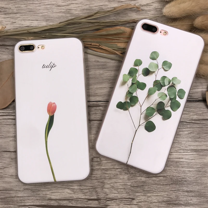 

Luxury 3D Flower Leaf Silicone Full BOdy Case for iPhone 7 6S 6 Case Soft Silicon Phone Cases Back Cover tpu for iPhone 6 7 plus