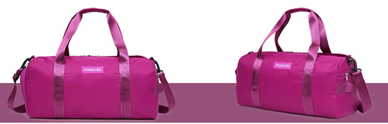 Stylish Outdoor Waterproof Nylon Sports Gym Bags Men Women Girls Training Fitness Travel Handbag Yoga Mat Bag Sac Sport (7)