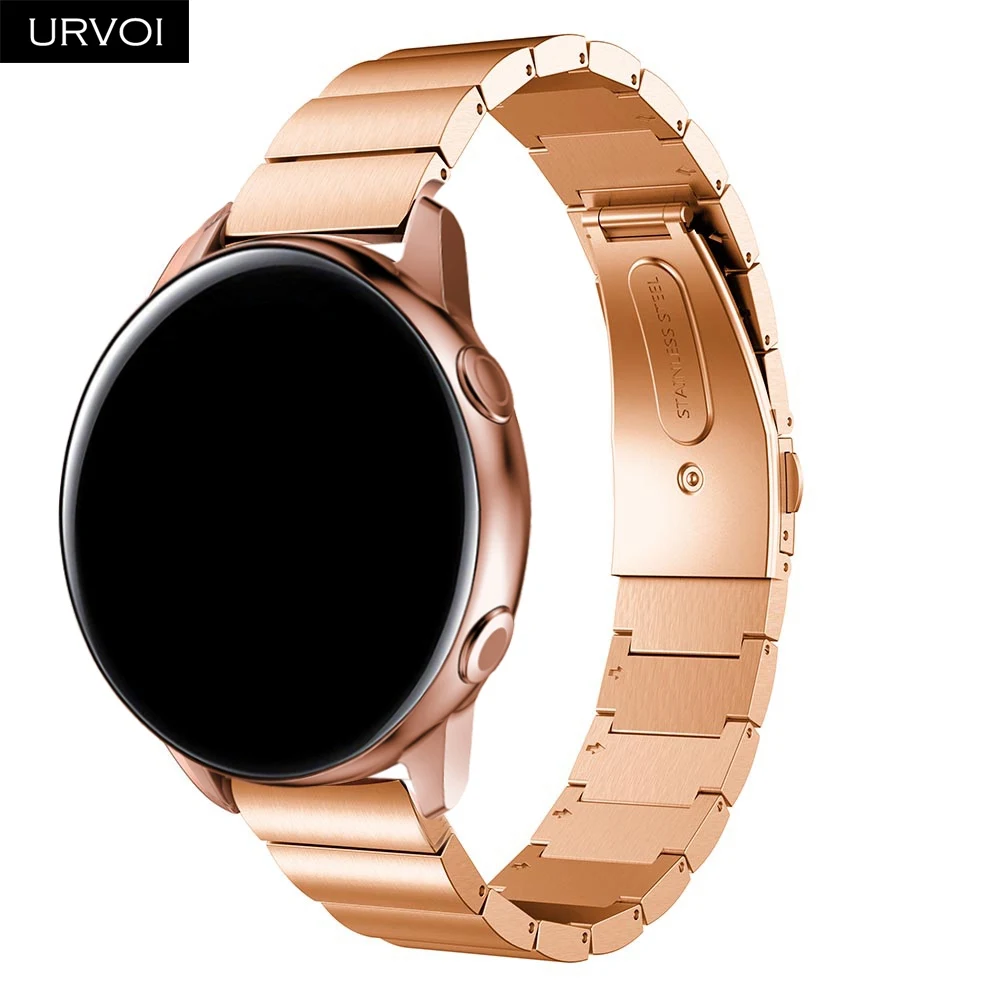 Ремешок URVOI для Galaxy Watch Active складной браслет из нержавеющей стали с