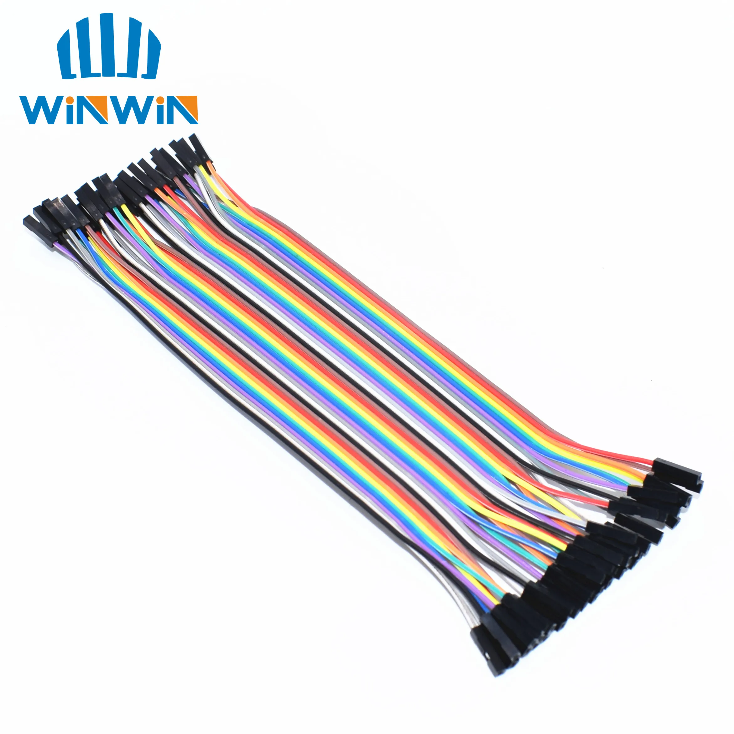 Перемычка для кабеля dupont 40 шт. кабель линия Мама мама 20 см 1P 40P SKUMM|jumper wire|line dupontline