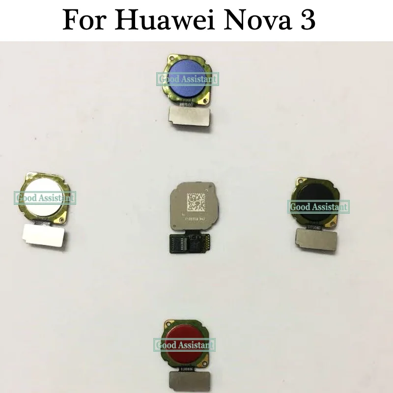 Сканер отпечатков пальцев для huawei Nova 3 Nova3 PAR-AL00 PAR-TL20 PAR-LX9 сенсорный Сенсор ID кнопка home, Return в сборе с гибким кабелем