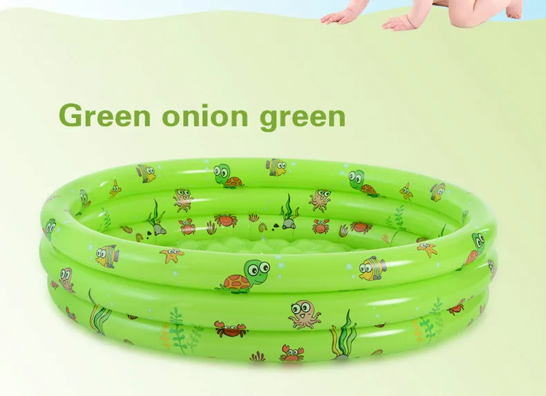 80cm Green Фирменная Новинка надувной детский бассейн, принадлежности для барбекю, бесплатный Wi-Fi Портативный на открытом воздухе для детей Ванна для бассейна детский бассейн воды в бассейне - Цвет: 80cm Green