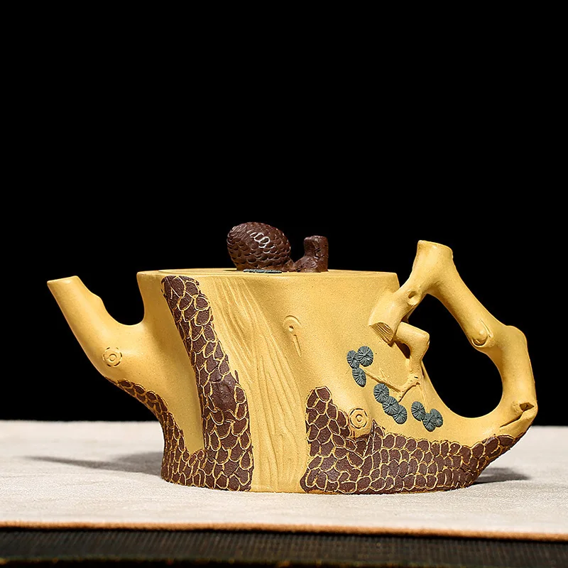 Yixing Китайский кунг-фу Фиолетовый Глиняный чайный чайник Zisha горшок бутик полностью ручной работы duan mud чайный набор чайник на заказ прямые продажи