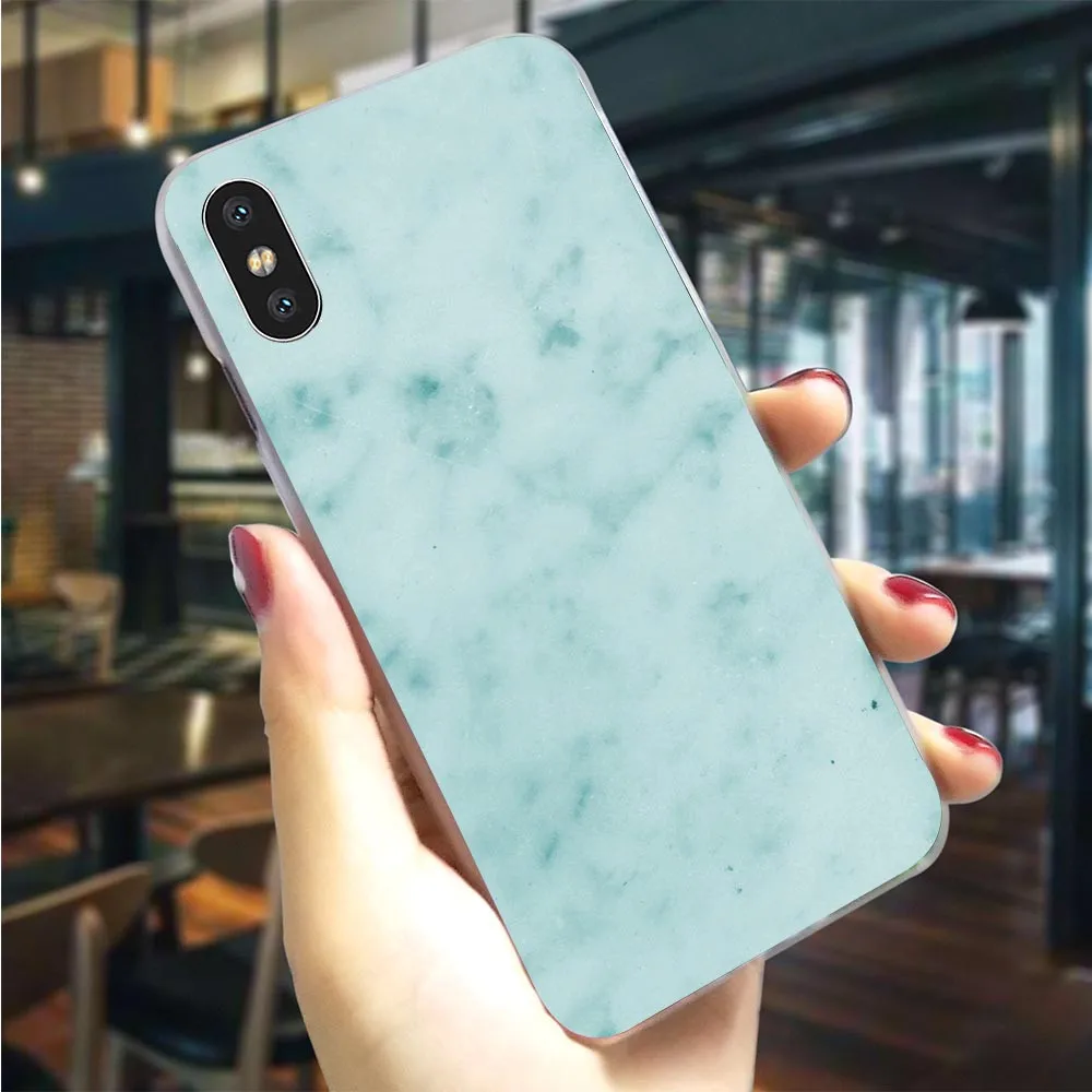 Plastic Phone Case for iPhone 5S Pure Marble Cover for iPhone 5 Covers XR Xs Max 7 5 8 Plus 6 6S SE Plastic Phone Case for iPhone 5S Pure Marble Cover for iPhone 5 Covers XR Xs Max 7 5 8 Plus 6 6S SE
