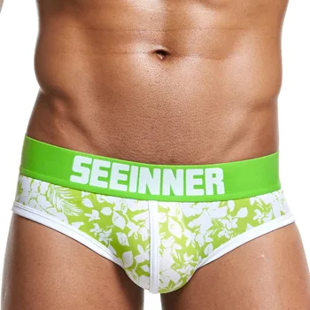 

Seeinner men's underwear seeinner men briefs a undertakes to cotton leaves S753