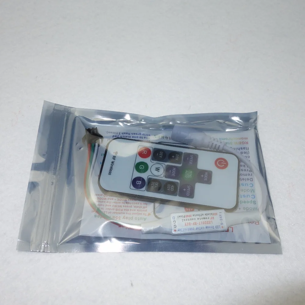 DC5 24V вход smart mini RF pixel контроллер Поддержка WS2811/WS2812B/TM1804/TM1809/INK1003 и т. Д.|pixel controller|mini