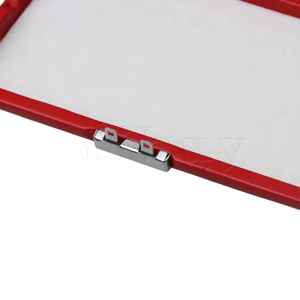 

Yibuy Elegant Red PU Leather Bassoon Reed Box for 6 Reeds with Soft Flannel