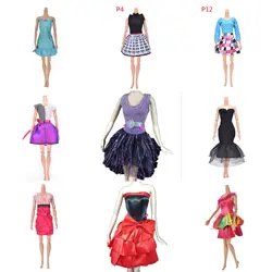 1 шт. элегантная кукла платье юбка для отдыха вечерние платья для оригинальной куклы для 11 кукольных аксессуаров для детей