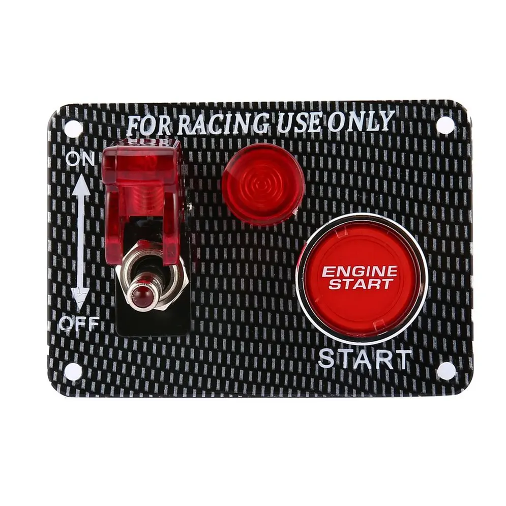 

Car 12V Switch Ignition Engine Panel Switching Start Push Racing Car Button 2 Toggle