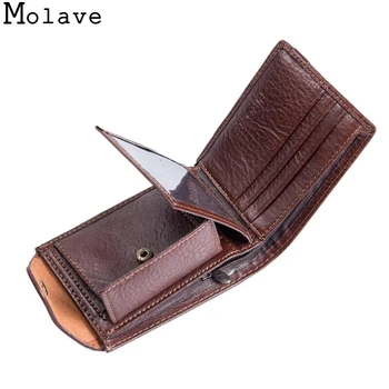 

Mens Leather ID Card Holder Billfold Zip Purse Wallet Handbag Clutch Pockets Holder Traveling Bifold Business Leather June0626