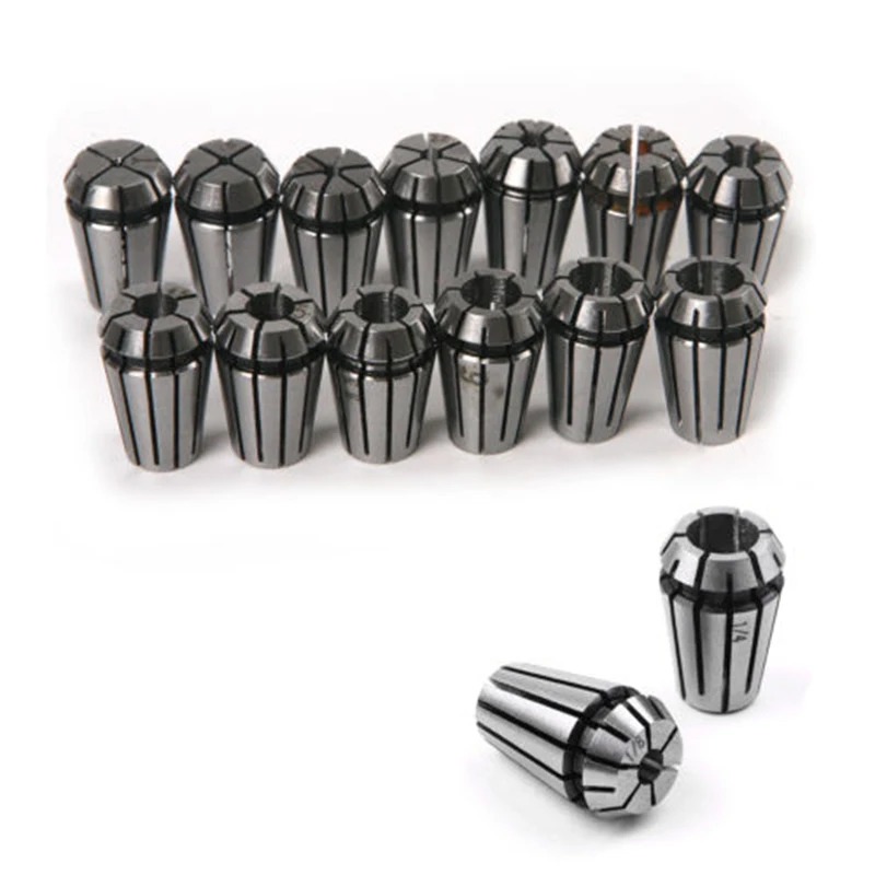 

Tools Collets High precision Machine 15pcs Set Kit Attachment Parts 1mm-7mm