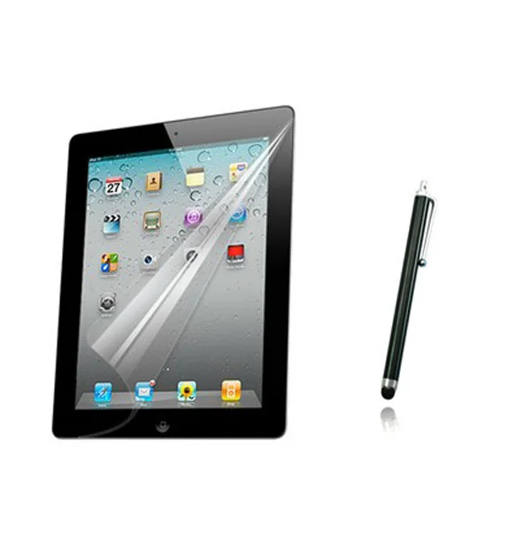 

1x film + 1x cloth + 1x Stylus , Anti-Glare Matted Screen Protector Protective Films For Apple iPad 2 3 4 iPad2 iPad3 New iPad4