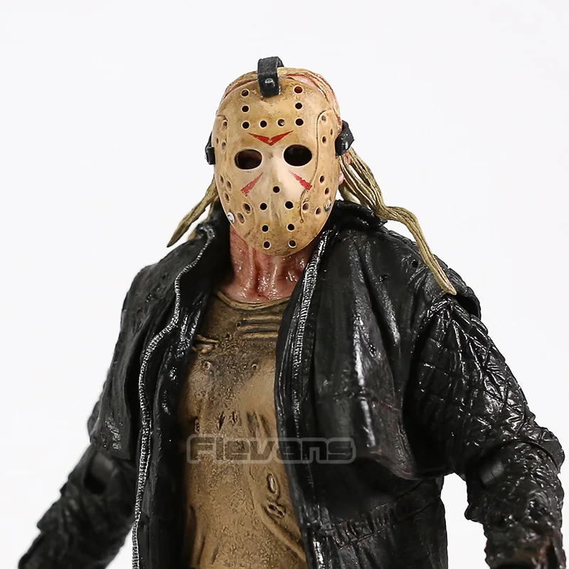 NECA Friday the 13th Ultimate Jason Voorhees 2009 Remake ПВХ фигурка Коллекционная модель игрушки