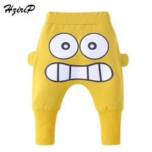 Hzirip печатных детская одежда с рисунком из мультфильма, милые штаны-шаровары Демисезонный Новые Детские's PP штаны для младенца брюк Повседневное детские штаны с эластичной резинкой на талии;