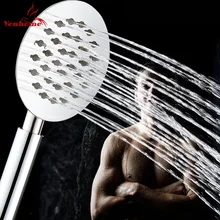 Modern Super Slim Stainless Steel Hand Showerhead Water Saving Handheld Showers Bathroom High Pressure Booster Shower Head