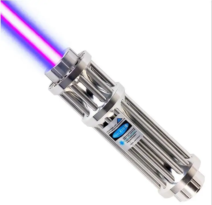 

AAA NEW 450nm High Power Military 500 w Blue Laser Pointer sight Flashlight burn match candle lit cigarette wicked LAZER Hunting