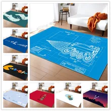 Геометрические коврики с принтом креативные коврики для ванной, кухни, туалета, Противоскользящие коврики для гостиной, прикроватные коврики большого размера