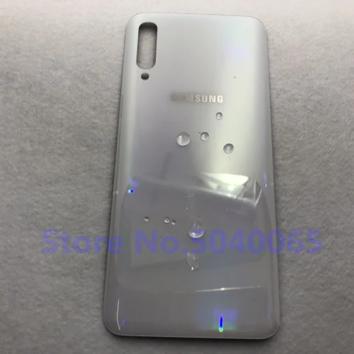 Для samsung Galaxy A50 A505 A505F SM-A505F A505FN чехол для аккумулятора клейкая наклейка A50 задняя крышка для аккумулятора - Цвет: Белый