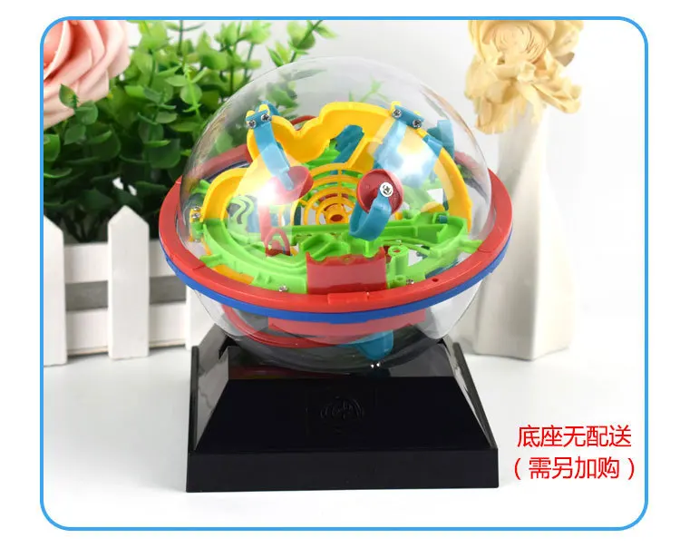 Детский 3D Интеллект головоломка магический шар 100 шагов лабиринт сфера шар игрушки креативная сложная игра тренировка баланса мозгов подарки