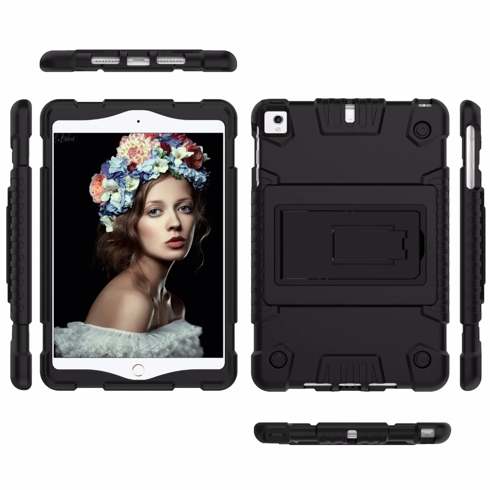 

for iPad Mini, Mini 2, Mini 3 Heavy Duty Three Layer Armor Defender Protective Case Cover with Kickstand for iPad Mini 1/2/3