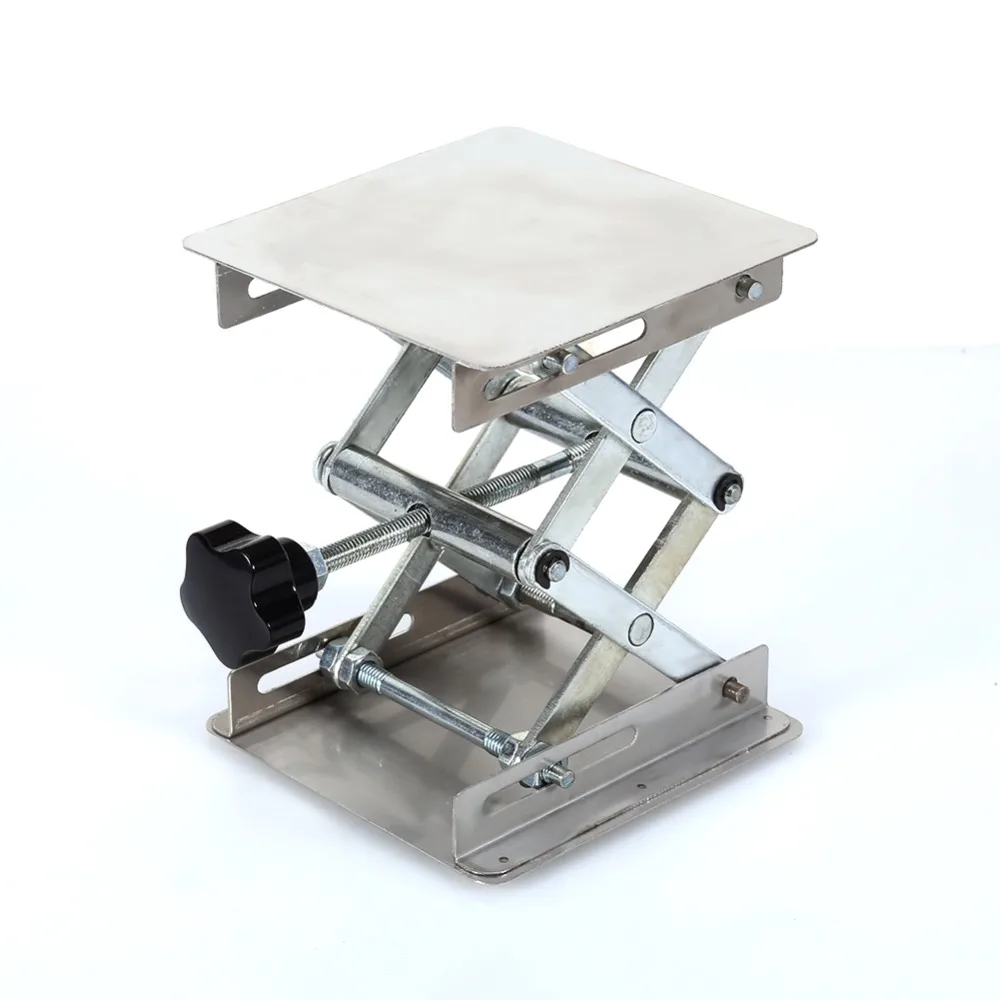 

4" x 4" 100mm Stainless Steel Lab Stand Lifting Platform Laboratory Folding Desk Laboratory Tool