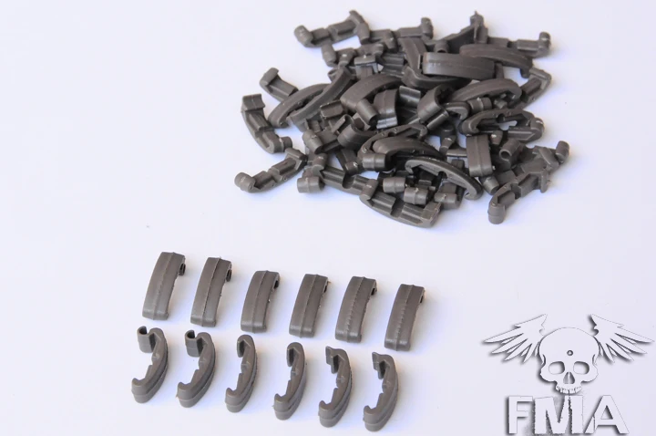 FMA Larue IndexClips набор из 60 предметов тактическая резиновая рукоятка Weaver Picatinny Quad Rail