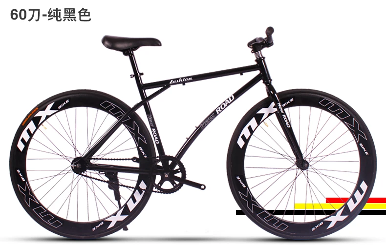 Cheap New X-front brand colorful carbon steel 26 inch fixed gear rear pedal brake bicicleta student bike road bicycle 26 Cheap New X-front brand colorful carbon steel 26 inch fixed gear rear pedal brake bicicleta student bike road bicycle 26