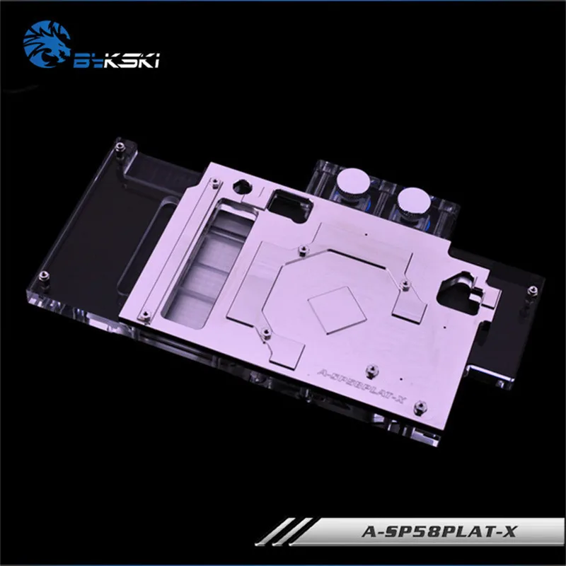 Bykski A-SP58PLAT-X полная бухта GPU водоблок для VGA сапфир RX580 Nitro+ видеокарта A-SP58PLAT-X водяного охлаждения