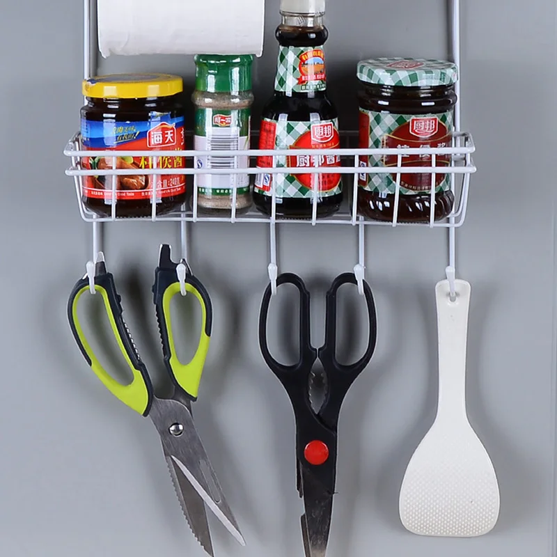 Miltifunctional кухонный держатель для хранения, боковая полка для хранения холодильника, органайзер для кухни, принадлежности, подвесной органайзер для холодильника