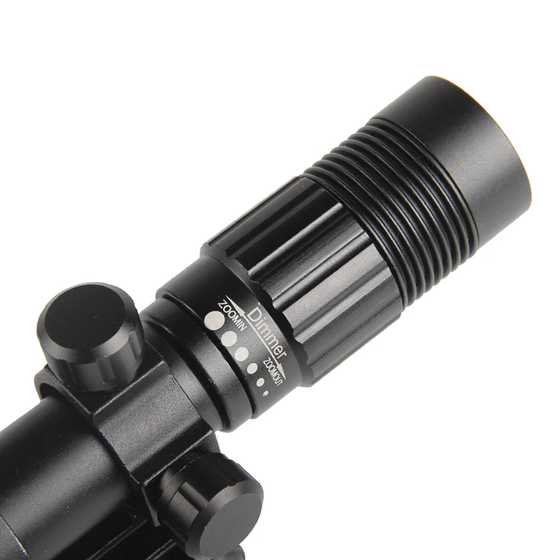 Night Vision Optics Adjustable Strong Green Laser Flashlight Illuminator Hunting Laser Sight Free Shipping RL8-0006G-05